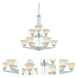 Avanti 9 Light 32 inch Satin Nickel Chandelier Ceiling Light