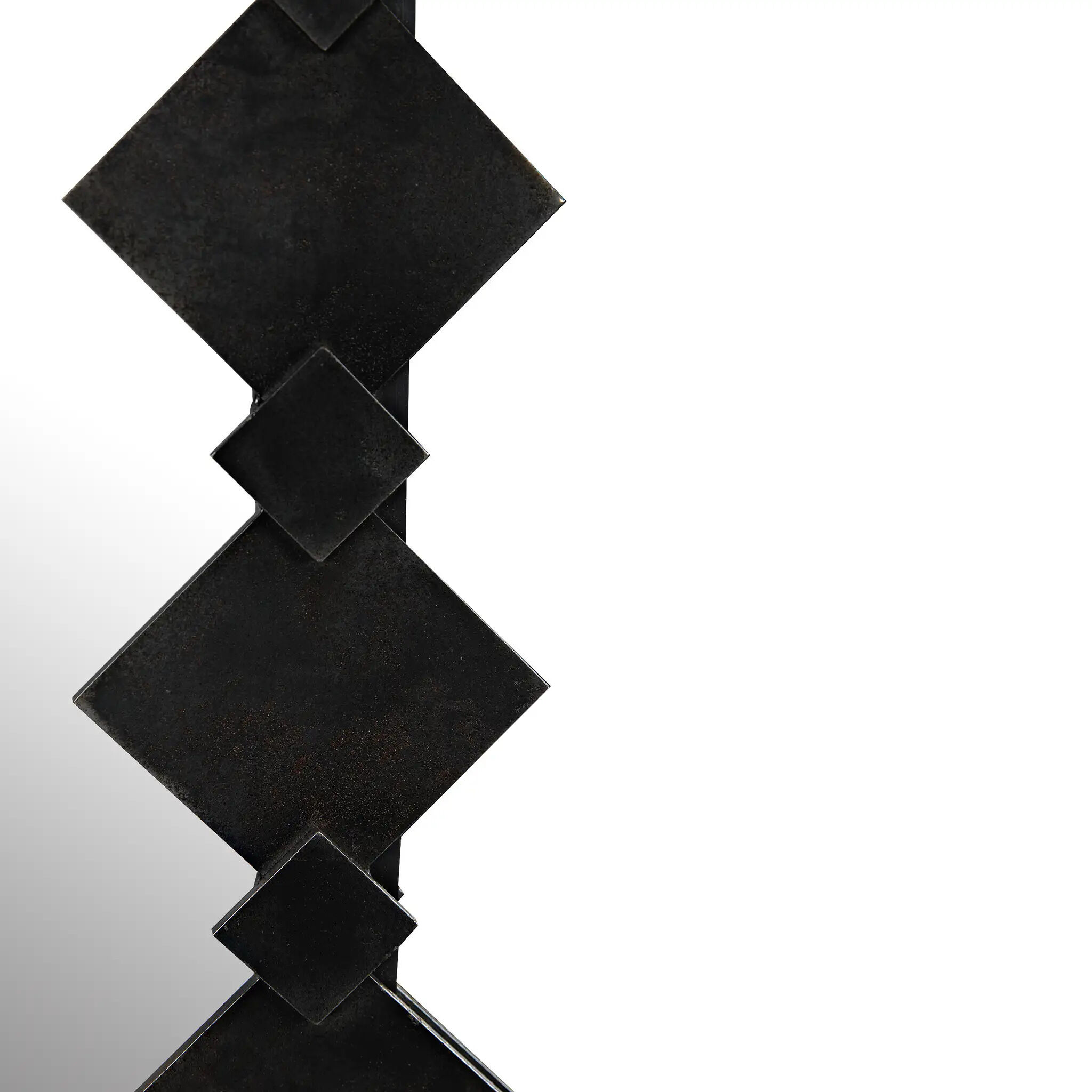 Aya 79 X 40 inch Unfinished Industrial Steel Mirror