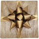 Anita 5 X 5 inch Brown and Gold Decorative Box