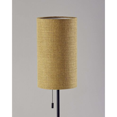 Trudy 27 inch 60.00 watt Black Table Lamp Portable Light in Yellow