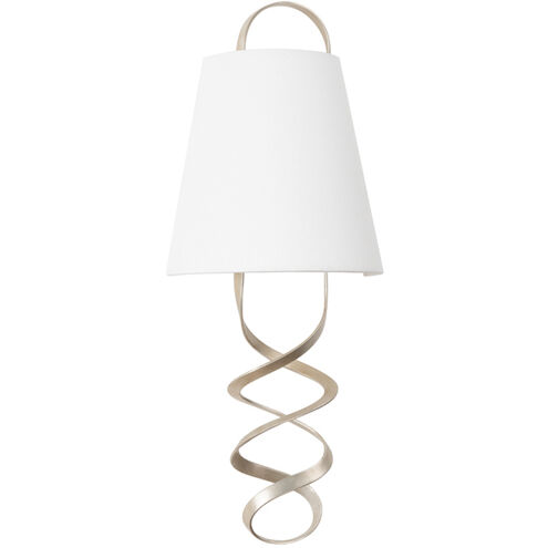 Dota 2 Light 9 inch Warm Silver Leaf Wall Sconce Wall Light