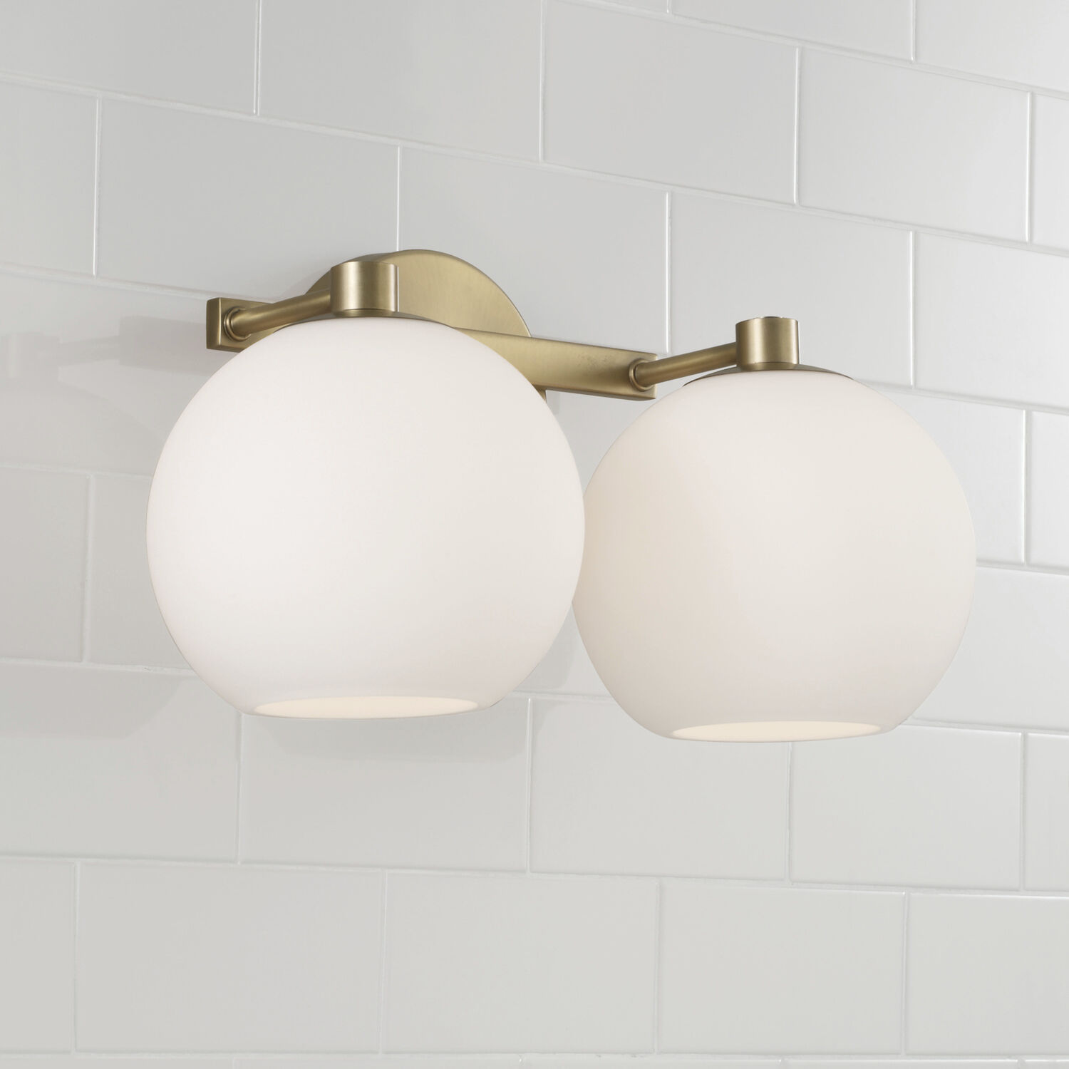 Ansley 2 Light 14.75 inch Aged Brass Vanity Light Wall Light