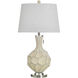 Poly 32.5 inch 100 watt Buzet Ivory Table Lamp Portable Light