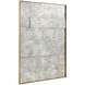 Rally 81.38 X 49.25 inch Plated Antique Brass Mirror