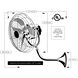 Matthews-Gerbar Michelle Parede 13 inch Gloss White Ceiling Fan, Matthews-Gerbar