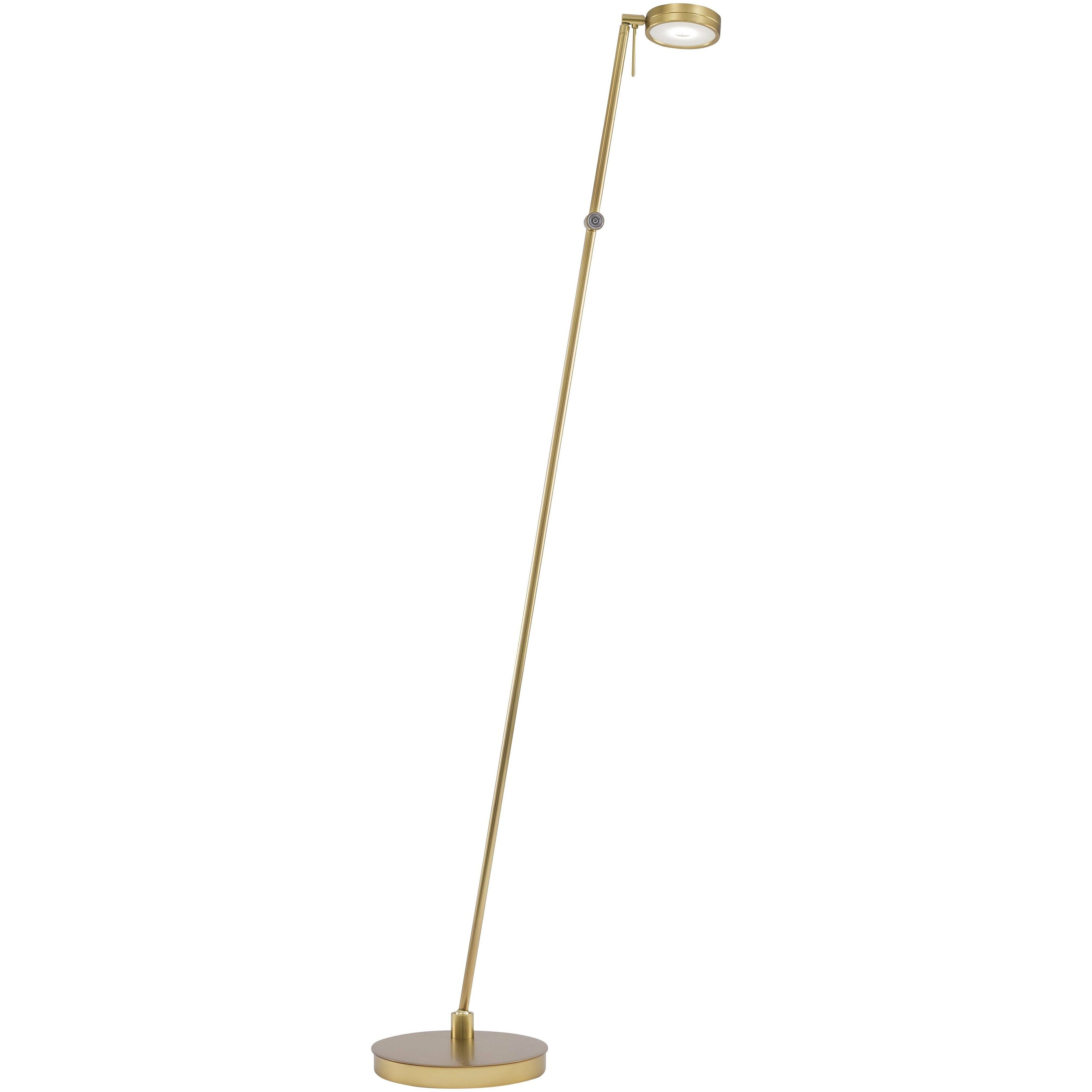 George's Reading Room 49.75 inch 8.00 watt Honey Gold Floor Lamp Portable Light, Pharmacy