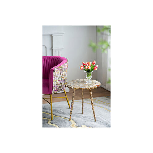 Anita 18 inch Soft Gold Side Table