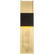 Tribeca LED 4 inch Bronze and Gold Leaf ADA Wall Sconce Wall Light