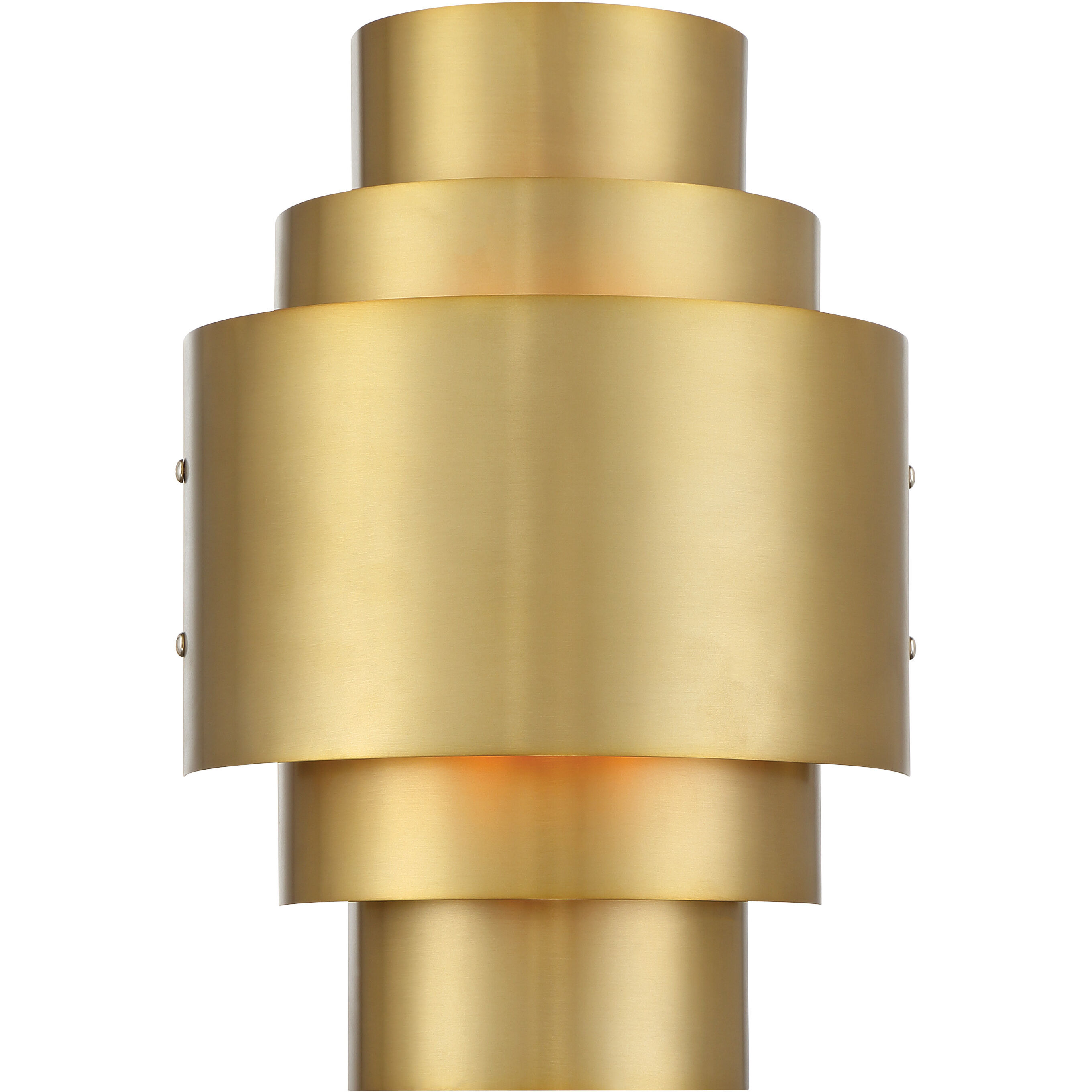 Spyglass Terrace 2 Light 10 inch Soft Brass Wall Sconce Wall Light