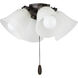 San Gabriel LED Oil Rubbed Bronze Ceiling Fan Light Kit