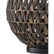Casimer 26 inch 150 watt Black Table Lamp Portable Light