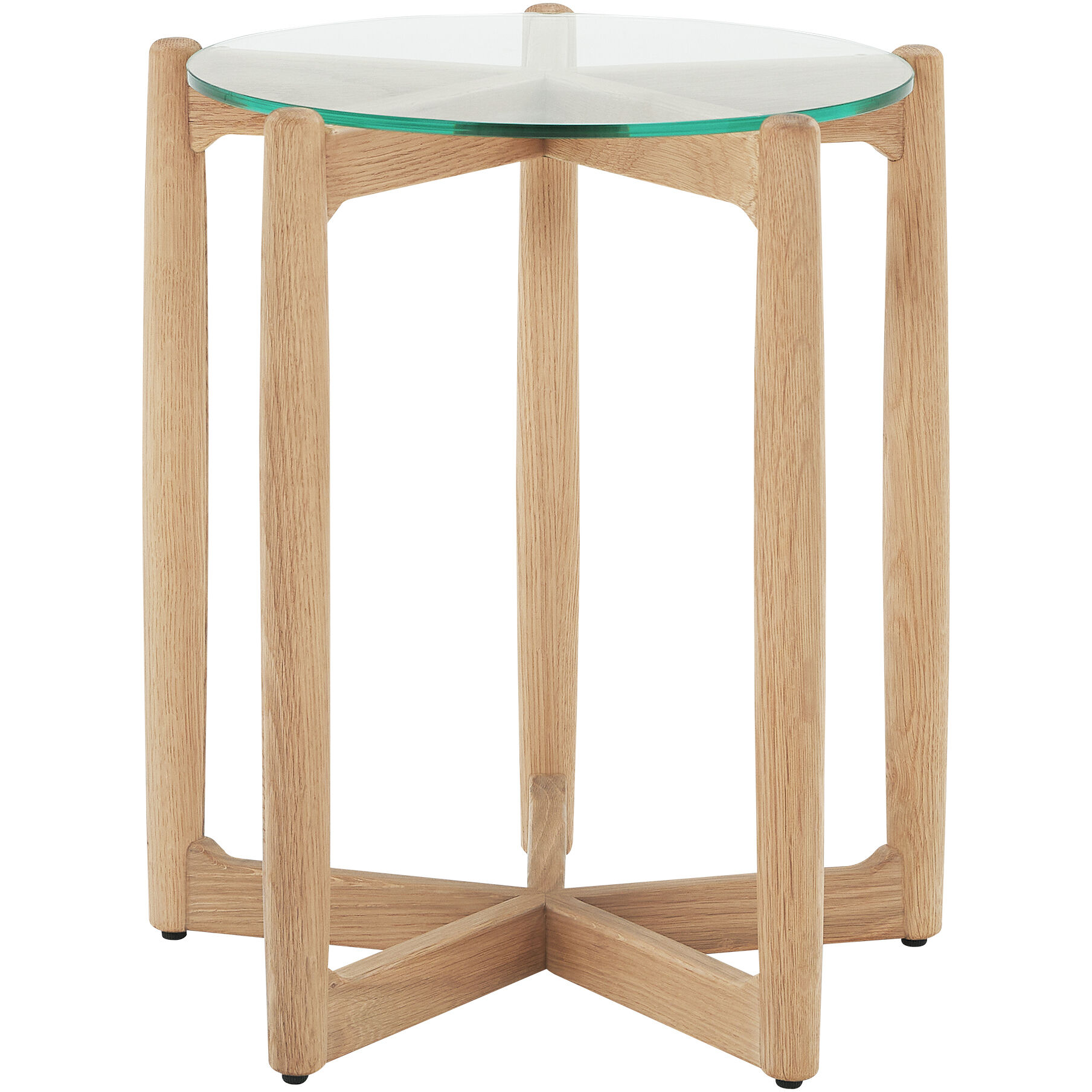 Hetta 19.69 X 17.76 inch Brown End Table