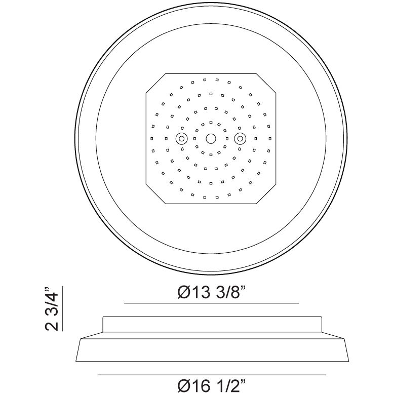 Vieno LED 16 inch White Flush Mount Ceiling Light