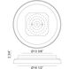 Vieno LED 16 inch White Flush Mount Ceiling Light