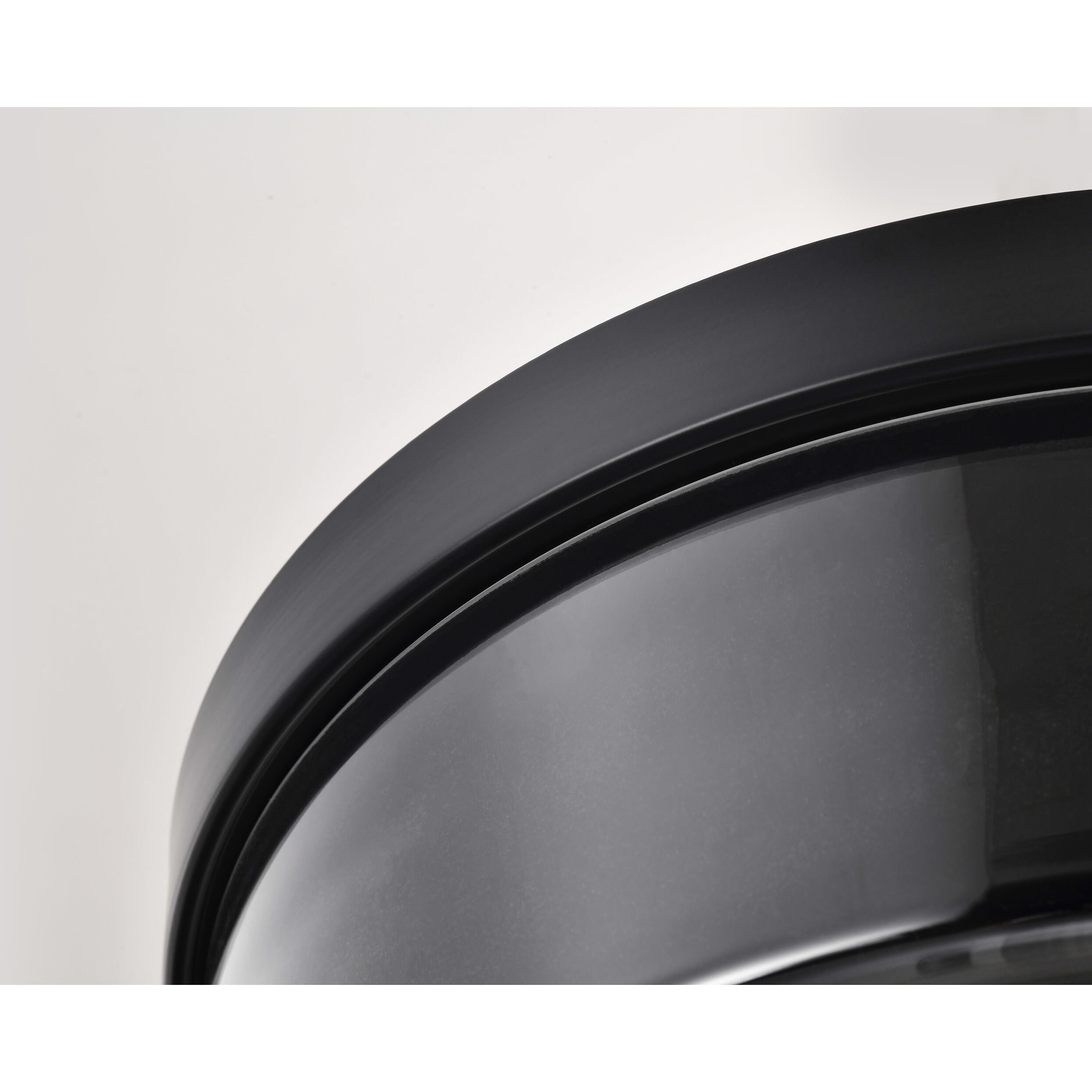 Clarksville 15 inch Matte Black Flush Mount Ceiling Light