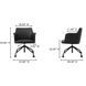 Morris Black Office Chair