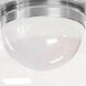 Nadine LED 11.75 inch Polished Chrome Flush Mount Ceiling Light
