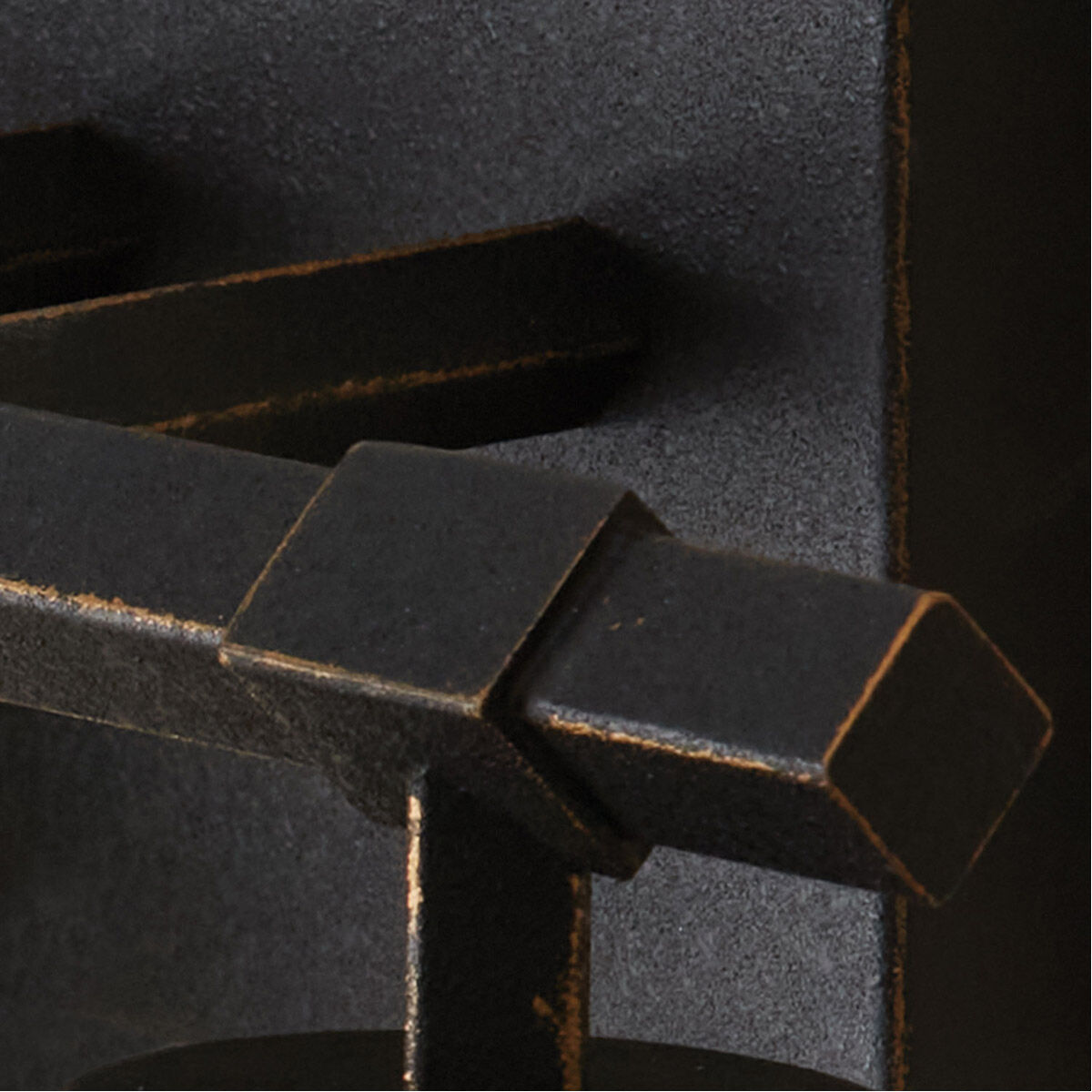 Ogden 6 Light 33 inch Brushed Black Iron Chandelier Ceiling Light