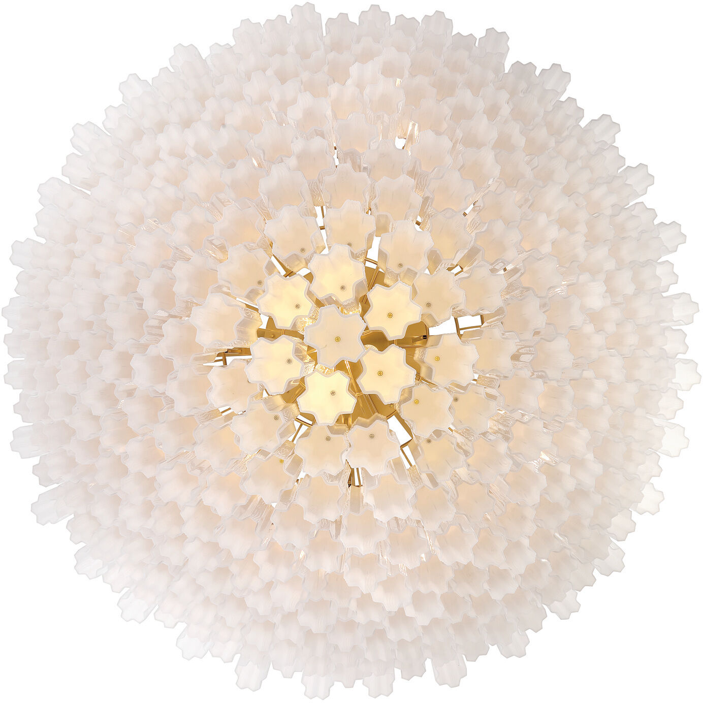 Addis 40 Light 62 inch Aged Brass Chandelier Ceiling Light