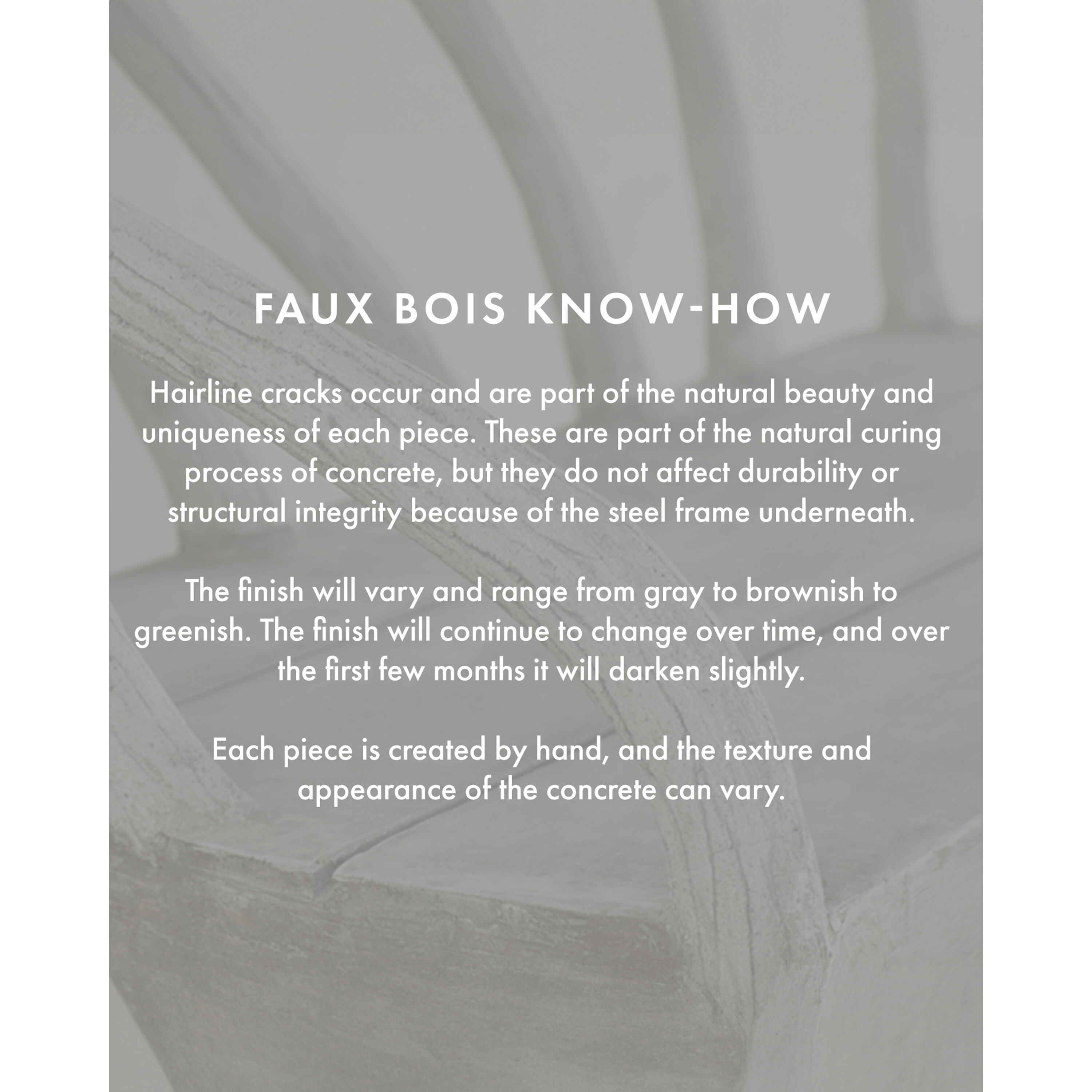 Faux Bois Portland and Faux Bois Planter, Large