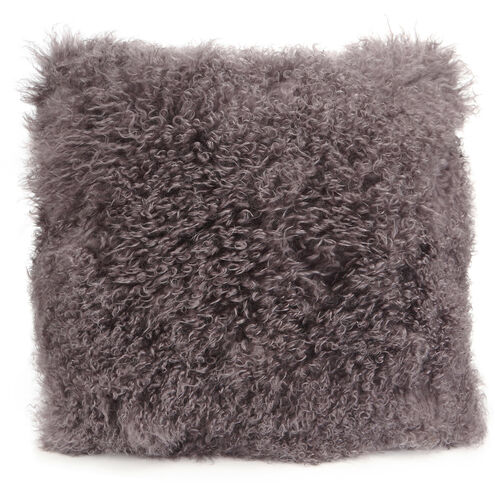 Lamb Fur 22.00 inch  X 22.00 inch Decorative Pillow