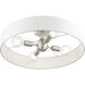 Venlo 4 Light 22 inch Brushed Nickel Semi Flush Ceiling Light