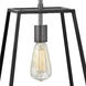 Fulton 1 Light 10 inch Aged Zinc with Antique Nickel Indoor Pendant Ceiling Light, Large