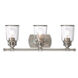 Lawrenceville 3 Light 24 inch Brushed Nickel Bath Vanity Wall Light