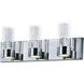 Sync LED 21 inch Polished Chrome Bath Vanity Wall Light
