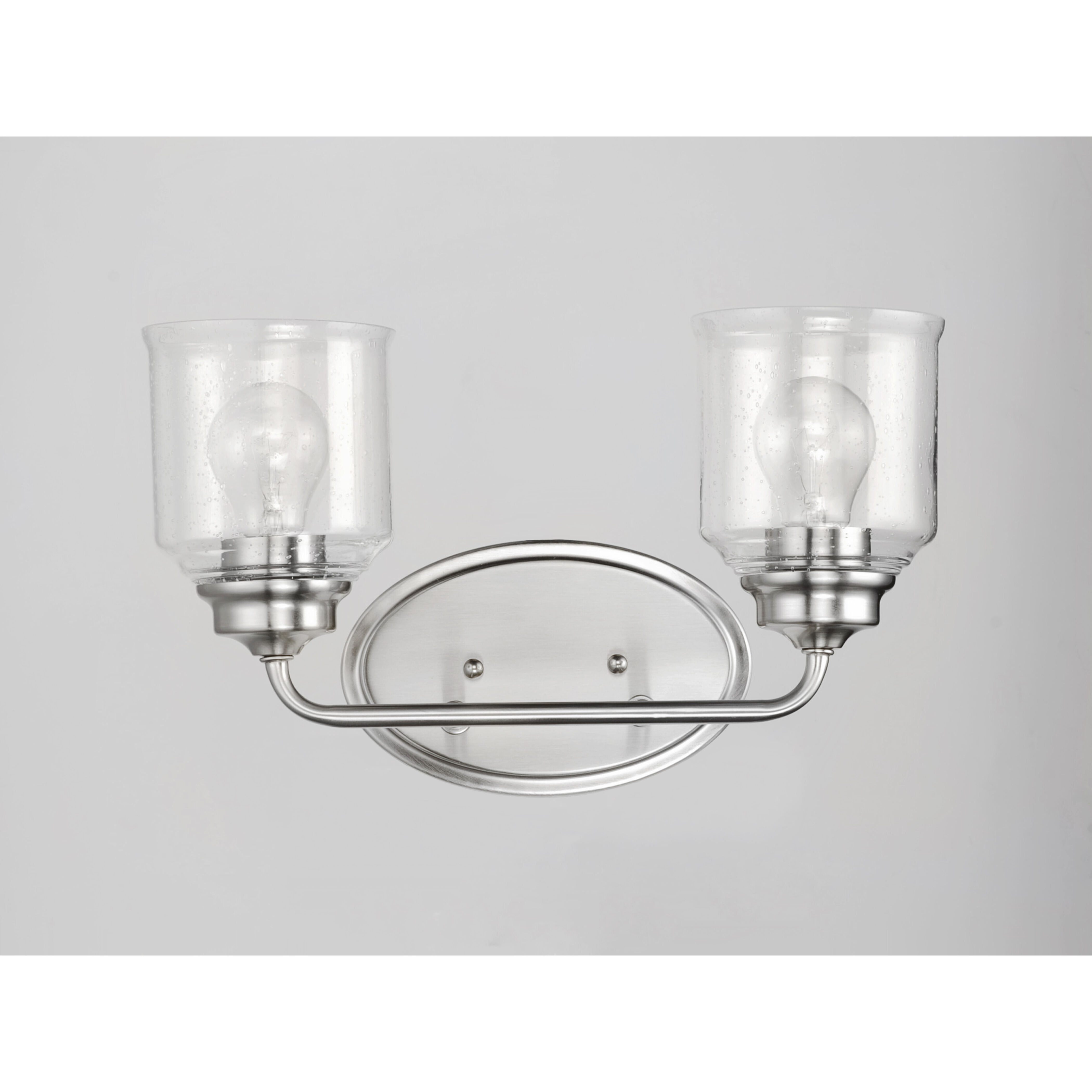 Acadia 2 Light 15 inch Satin Nickel Vanity Light Wall Light