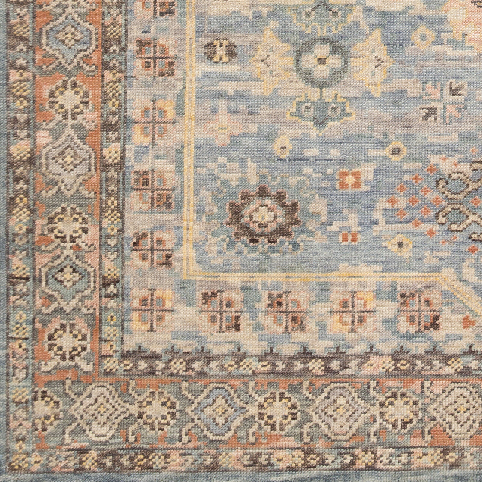 Cappadocia 36 X 24 inch Sky Blue Rug in 2 x 3, Rectangle