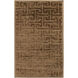 Papyrus 36 X 24 inch Camel, Dark Brown Rug