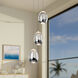 Artisan Collection/VENEZIA Series 7.5 inch Polished Chrome Pendant Ceiling Light