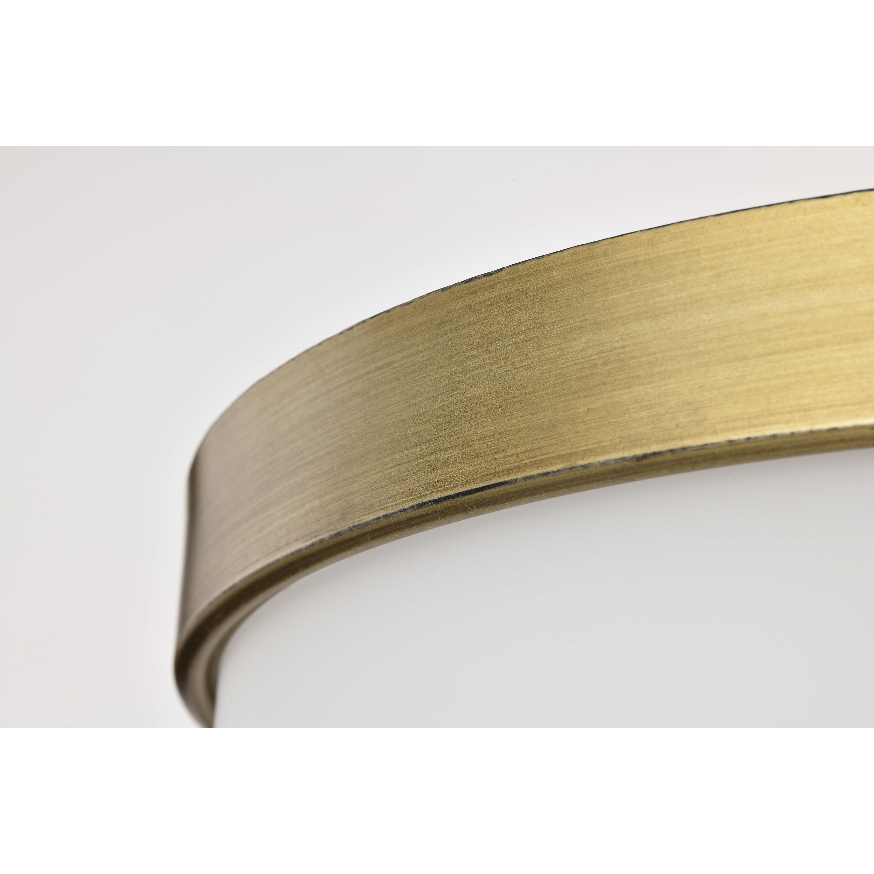 Roselle 14.38 inch Natural Brass Flush Mount Ceiling Light