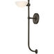 Merit 1 Light 5 inch Black Oxide Sconce Wall Light