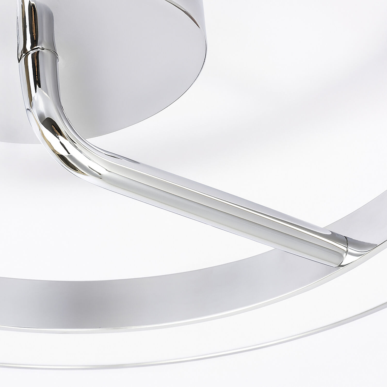 One LED 18 inch Polished Chrome Flush Mount Ceiling Light