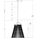 Parnell 1 Light 27.75 inch Gesso White Pendant Ceiling Light, Large