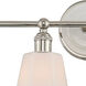 Greenwich 4 Light 28 inch Polished Nickel Bath Vanity Light Wall Light