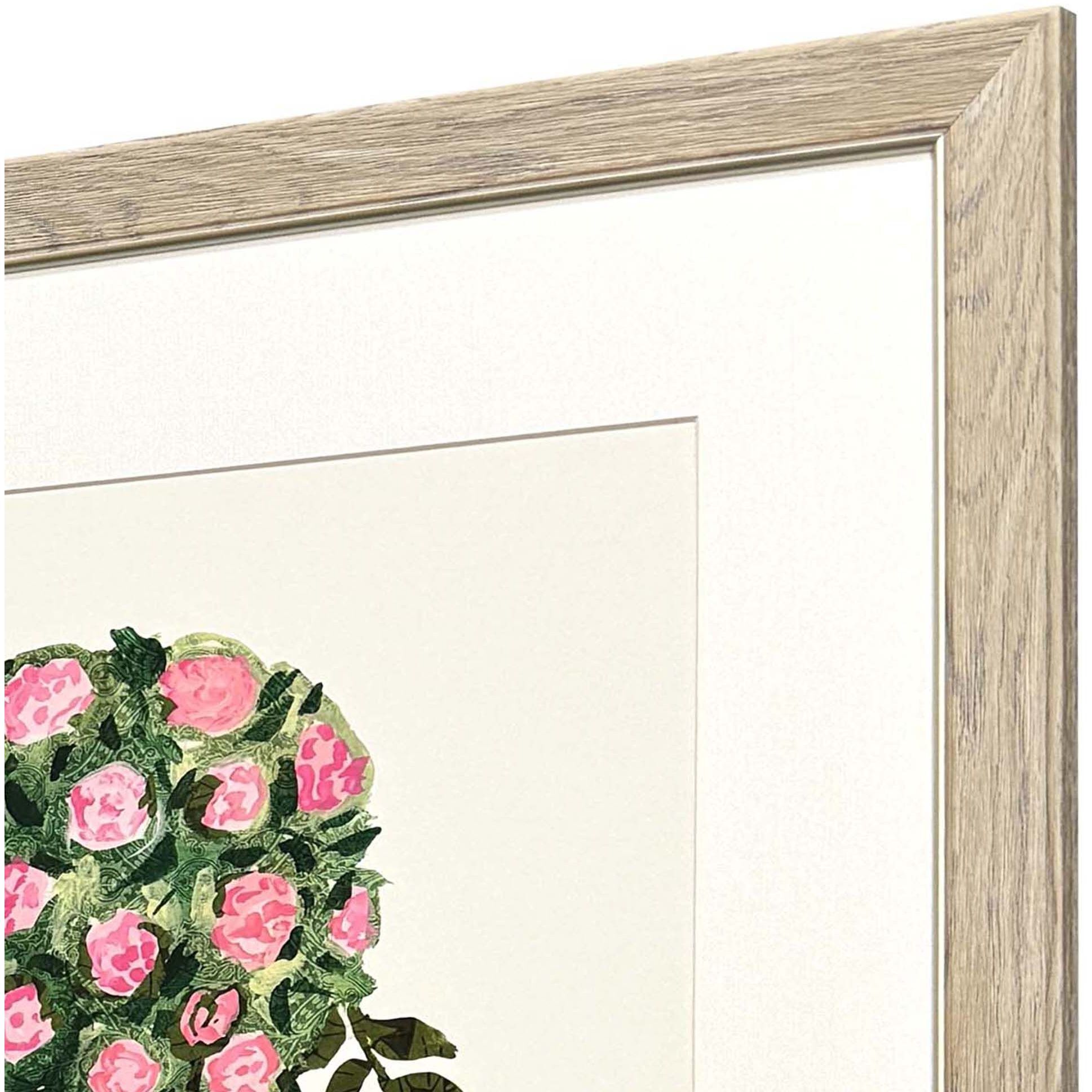 Imaginary Topiary Blue and Green and Pink and Yellow Framed Art, Propac