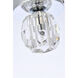 Eren 1 Light 5 inch Chrome Flush Mount Ceiling Light