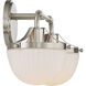 Meredith 2 Light 16.5 inch Satin Nickel Bathroom Vanity Light Wall Light