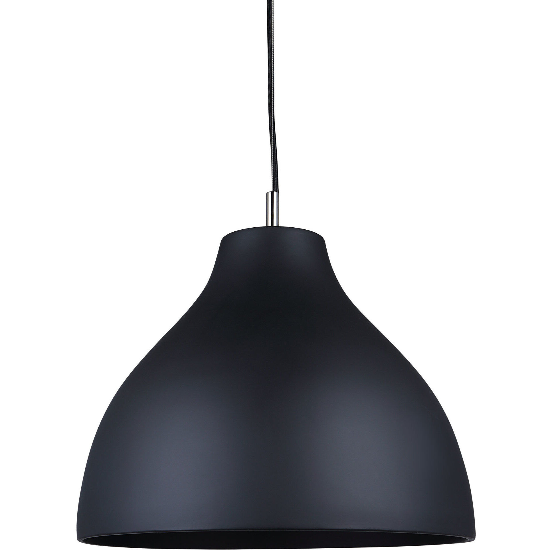 Chantal 1 Light 15 inch Black Pendant Ceiling Light