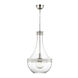 Hagen 1 Light 14 inch Polished Nickel Pendant Ceiling Light