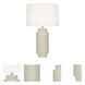 Dolly 27.5 inch 150 watt Bone Table Lamp Portable Light in Fondine