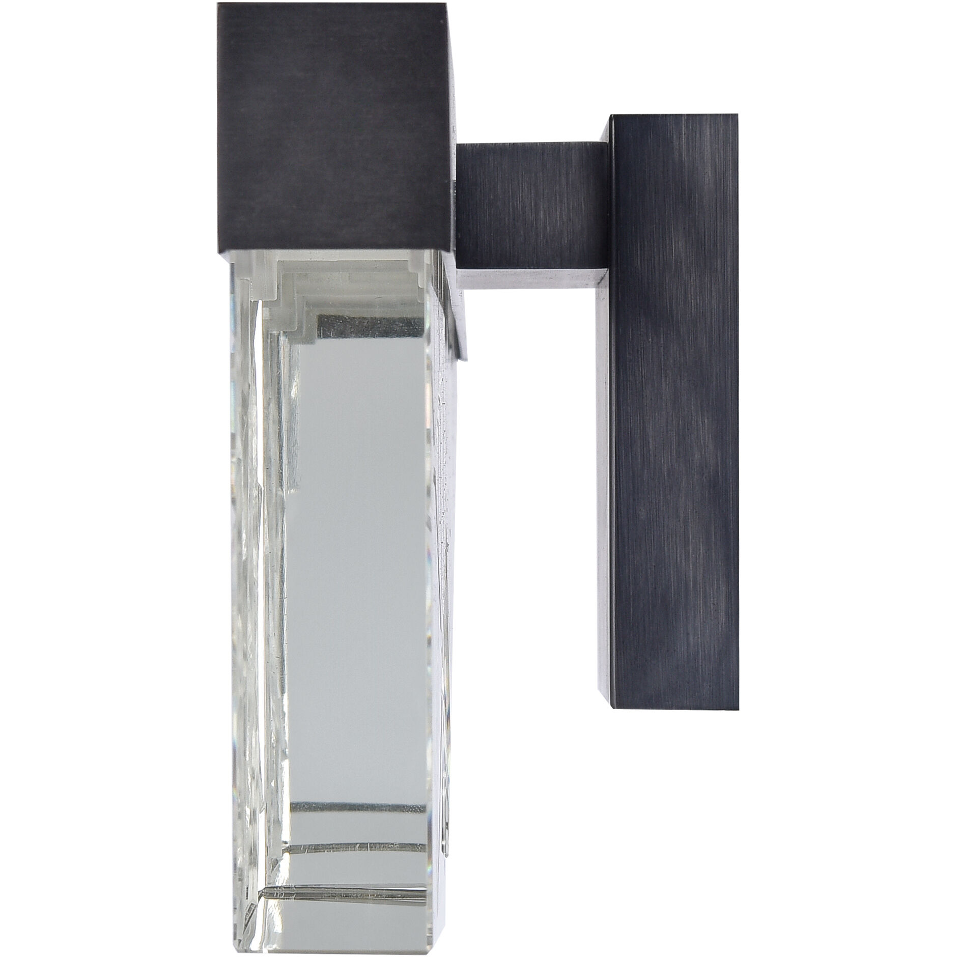 Lucus 1 Light 26 inch Satin Brushed Black Vanity Light Wall Light