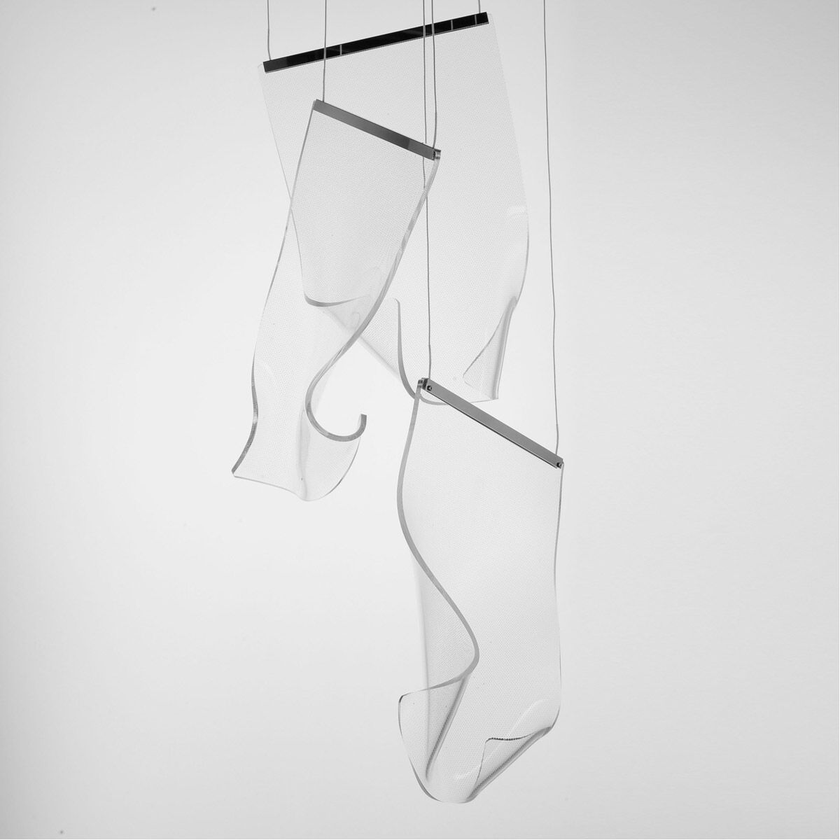 Rinkle LED 15.75 inch Polished Chrome Multi-Light Pendant Ceiling Light