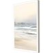 Waterside Collection Lacquered White Wood Shadow Box Style Framed Art