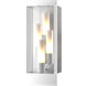 Portico 4 Light 23 inch Coastal White Outdoor Sconce in Opal, Large