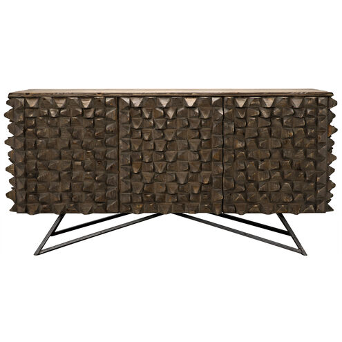 New York 66 X 23 inch Old Wood Sideboard, Petite