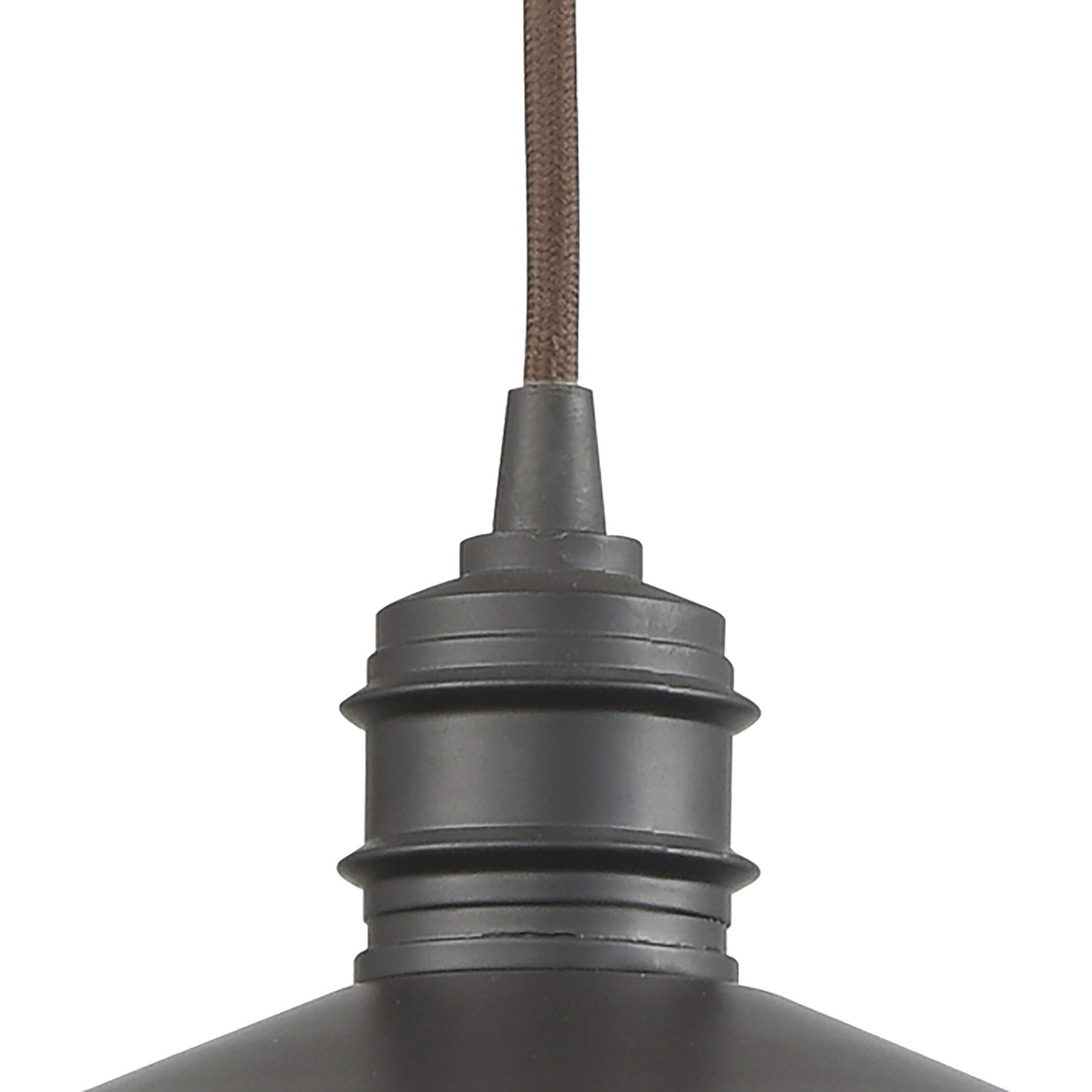 Spindle Wheel 1 Light 10 inch Oil Rubbed Bronze Mini Pendant Ceiling Light